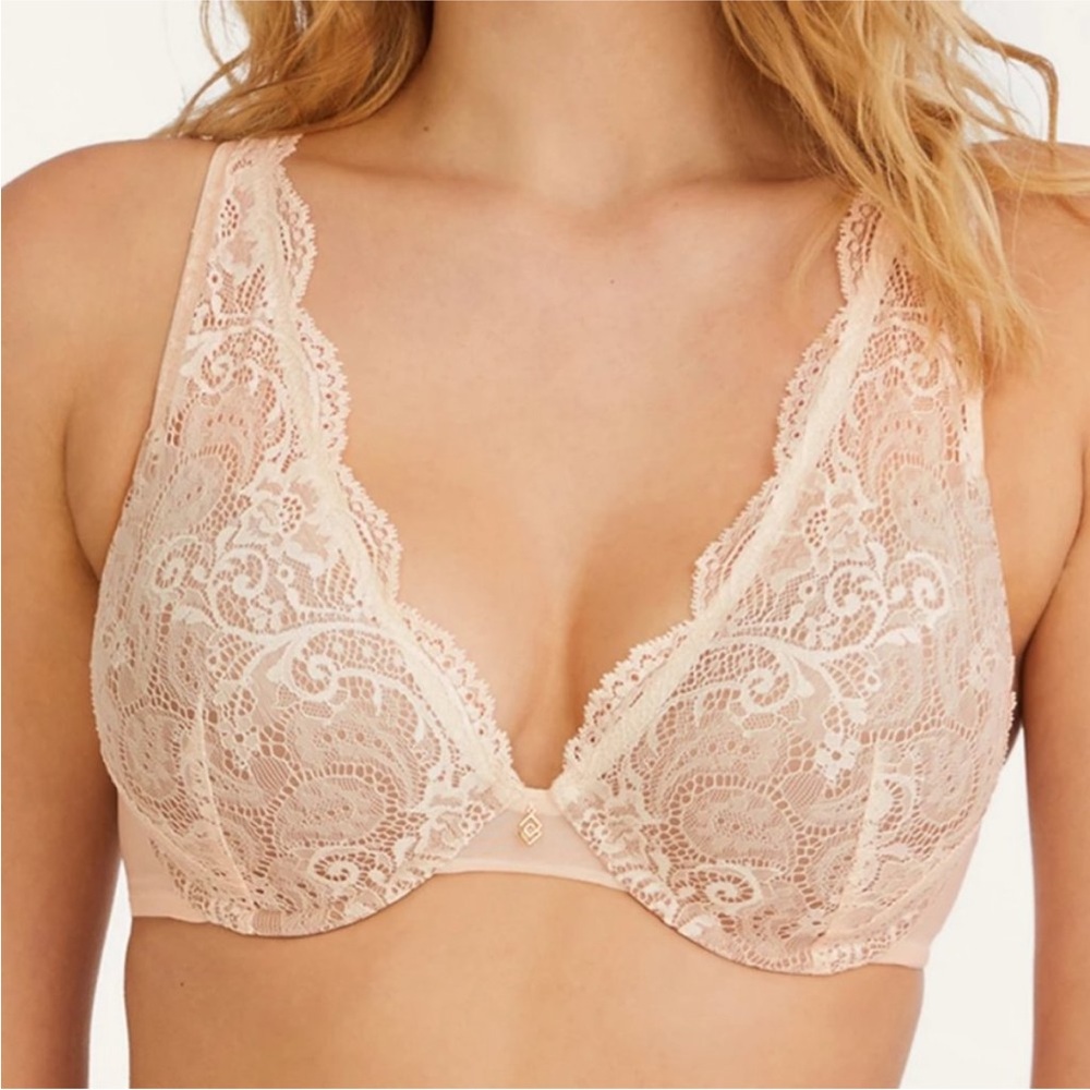 ThirdLove • Lace Contour Plunge Bra 34D